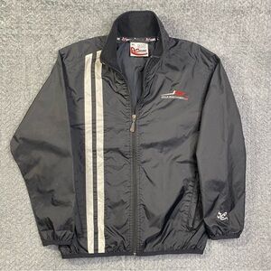 NASCAR Dale Earnhardt Jr. Windbreaker Jacket Youth SMALL Black Racing Jacket